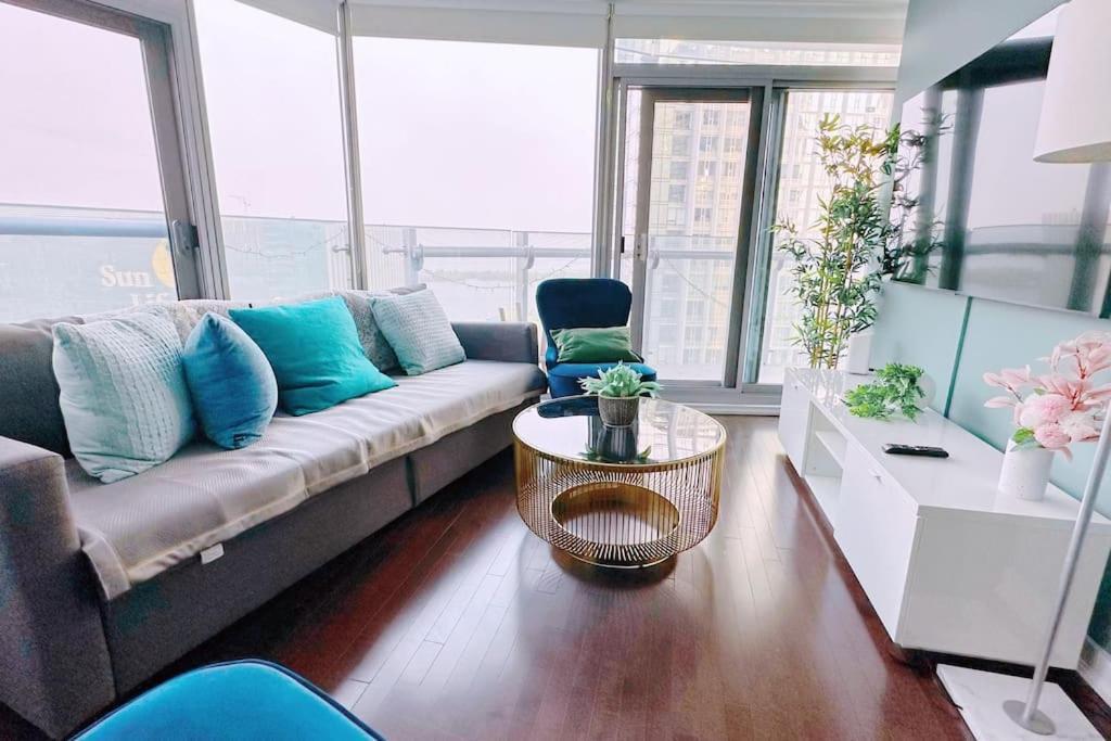 New Superior Lakeview Luxury Top Floor 3-Bedroom Suite On 48Th Floor Τορόντο Εξωτερικό φωτογραφία