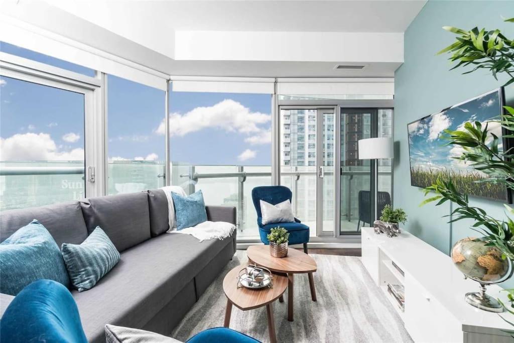 New Superior Lakeview Luxury Top Floor 3-Bedroom Suite On 48Th Floor Τορόντο Εξωτερικό φωτογραφία